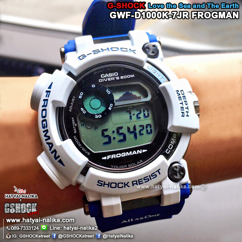 นาฬิกา Casio G-Shock FROGMAN Love the Sea and The Earth 2016 Japan Limited รุ่น GWF-D1000K-7JR กบรักษ์โลก "Made in Japan" [JAPAN ONLY] นำเข้าจาก Japan ไม่มีขายในไทย (หายาก) ของแท้ รับประกัน1ปี