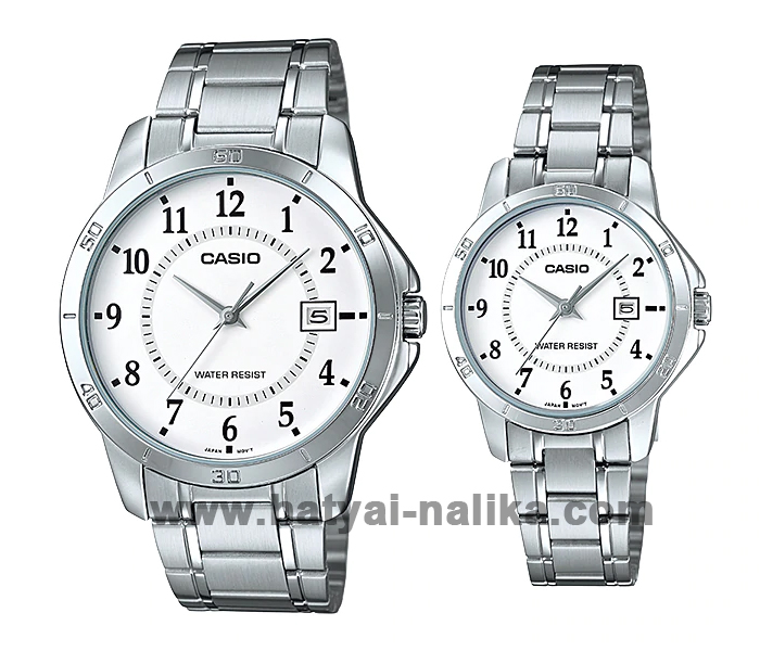 นาฬิกา คาสิโอ Casio SETคู่รัก รุ่น MTP-V004D-7B+LTP-V004D-7B ของแท้ รับประกัน1ปี