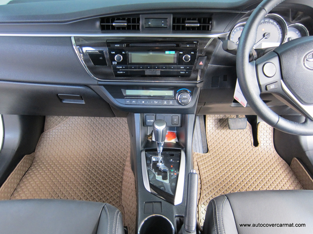 พรมปูพื้นรถยนต์ พรมกระดุม รถ TOYOTA ALTIS ปี 2014-2019 ชุดภายในห้องโดยสาร จำนวน 17 ชิ้น