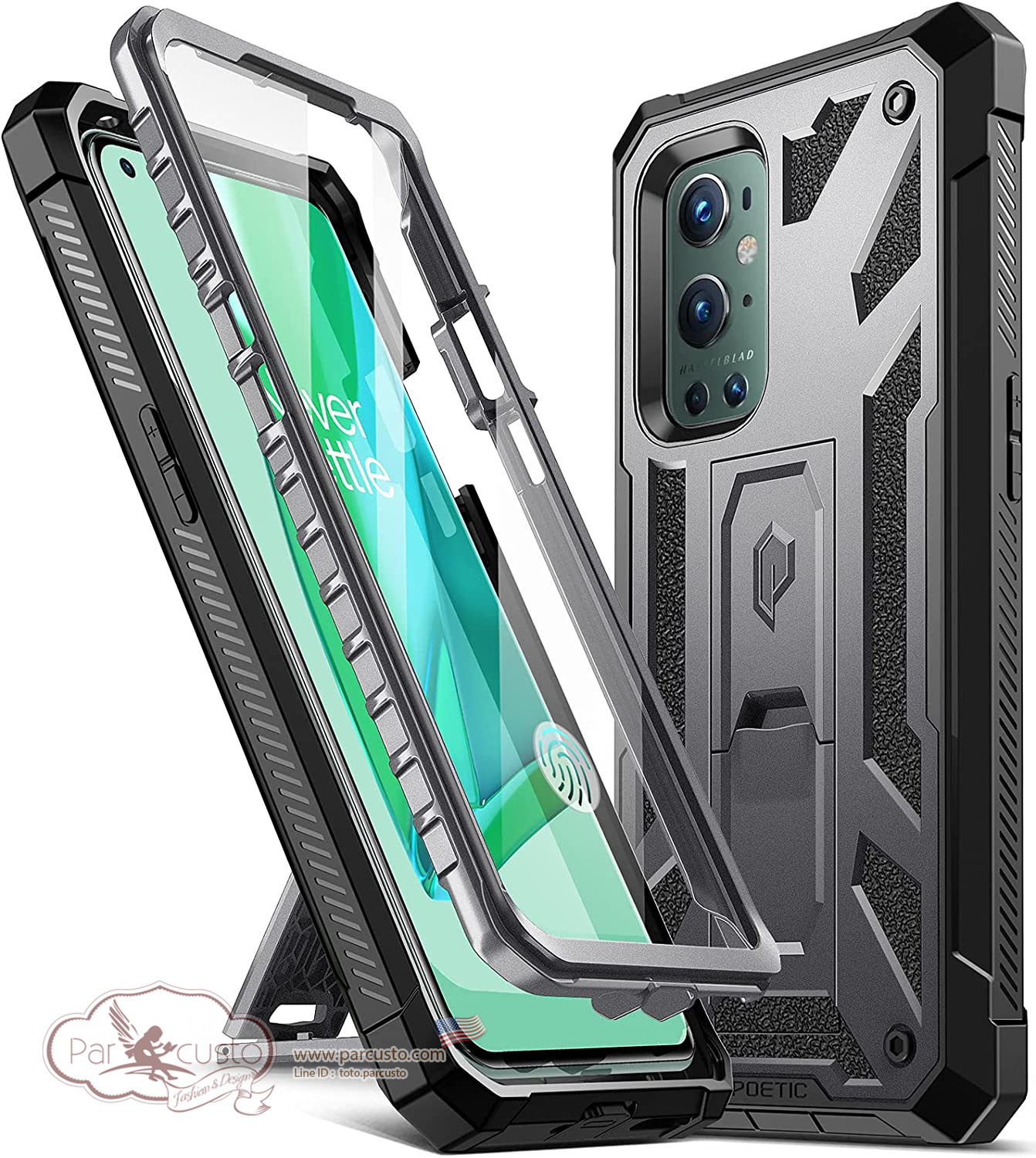 เคสกันกระแทก OnePlus 9 Pro 5G [Spartan Series] จาก Poetic [Pre-order USA]