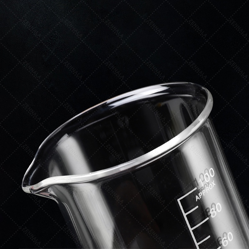 บีกเกอร์แก้ว Glass Beaker มีให้เลือก 8 ขนาด