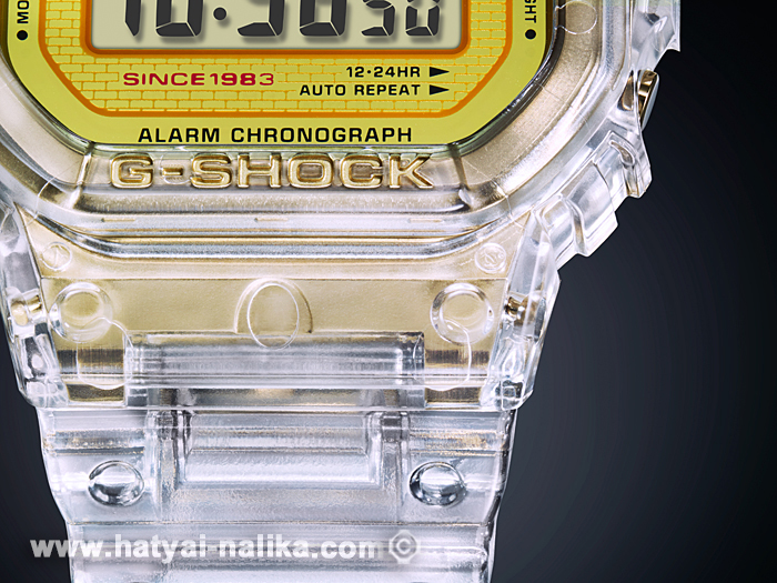 นาฬิกา Casio G-Shock 35th Anniversary Limited GLACIER GOLD 5rd series รุ่น DW-5035E-7 ของแท้ รับประกัน1ปี