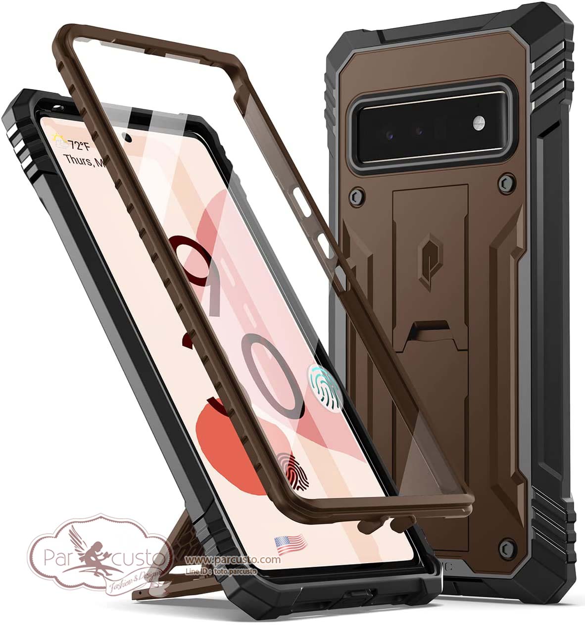 เคสกันกระแทก Google Pixel 6 Pro [Revolution] จาก Poetic (Pre-order USA)