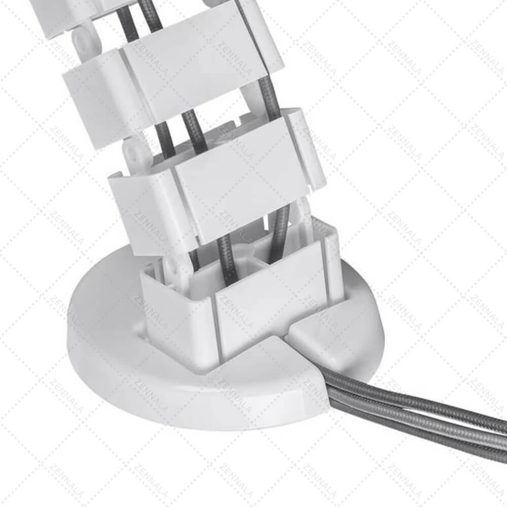 ตัวเก็บสายไฟ ใต้โต๊ะ รางกระดูกงู มี 4 ช่อง