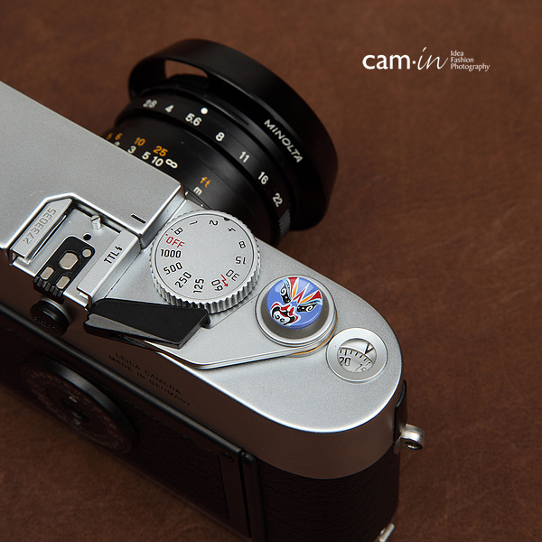 ปุ่มกด Soft Shutter Release Button รุ่น 11 mm ลาย Samurai ฟ้า Fuji XT20 XT10 XT2 XE2 X20 X100 XE1 Leica ฯลฯ
