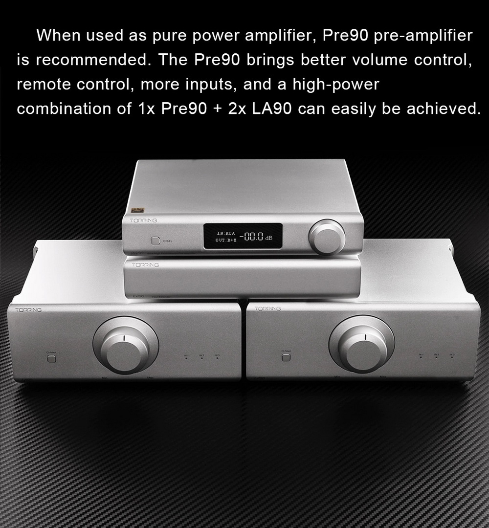 ขาย Topping LA90 แอมป์ตั้งโต๊ะ Class AB ระดับ High-End ประกันศูนย์ไทย