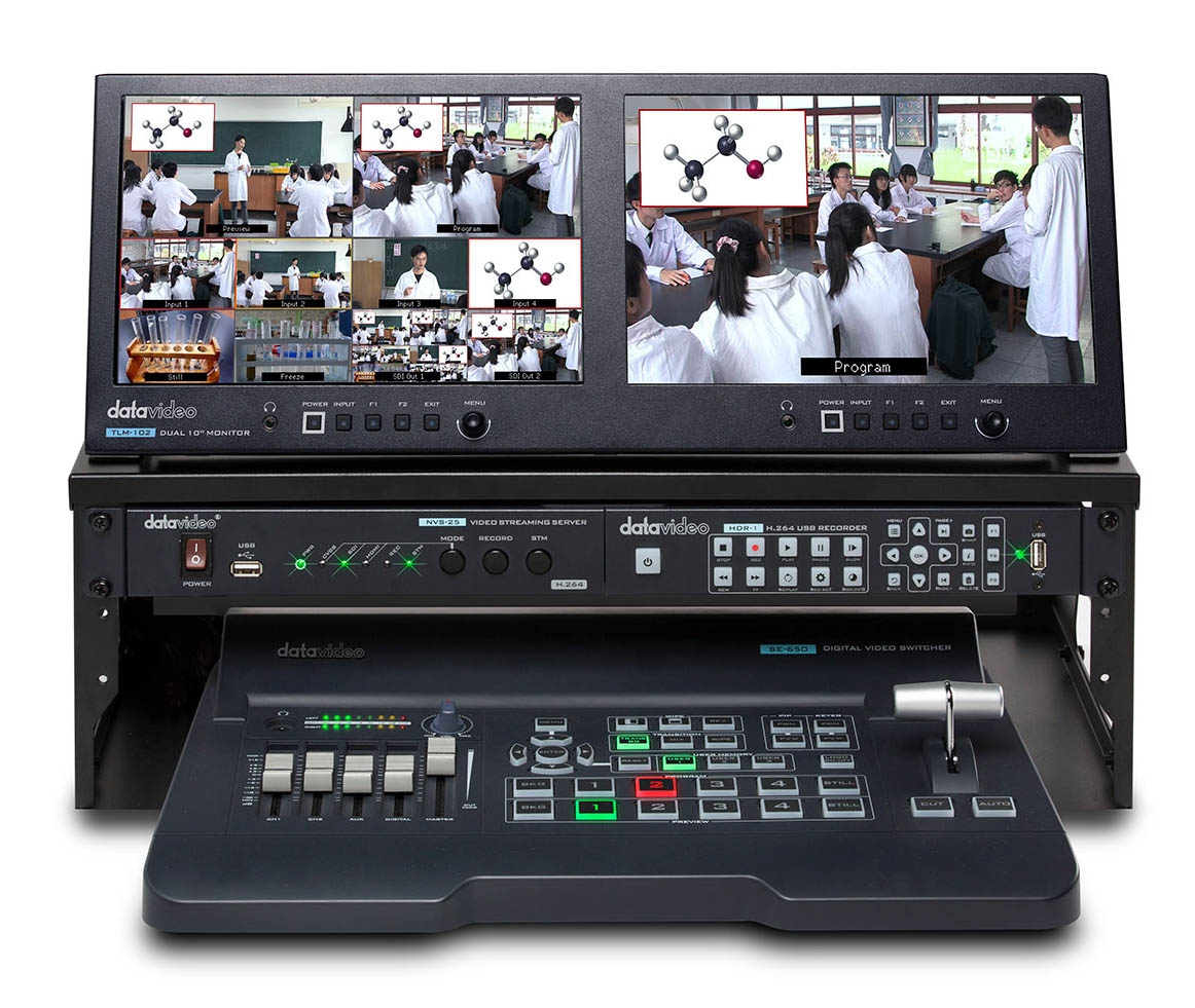 DataVideo GO 650 Studio 4 Channel HD Portable Video Production Studio