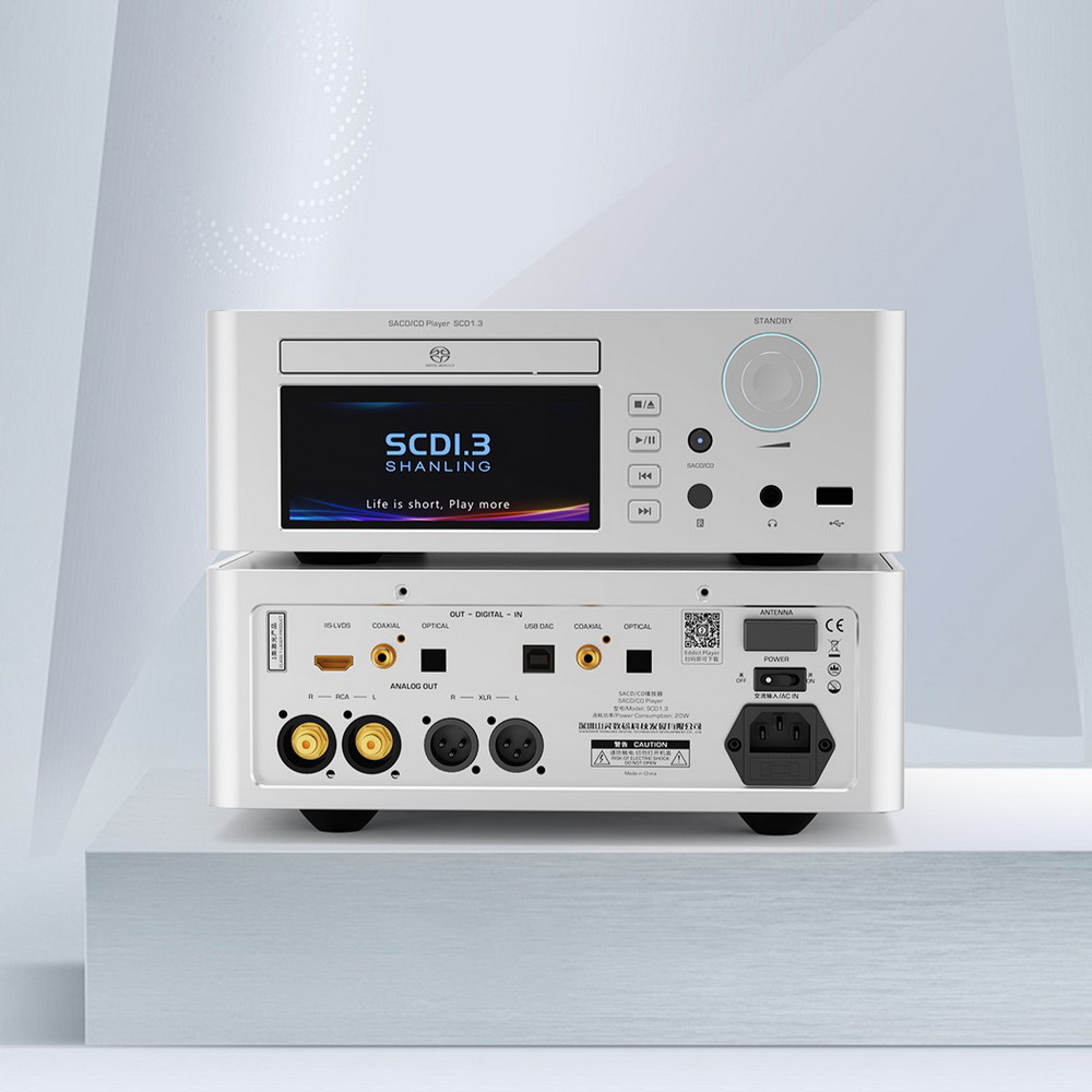Shanling SCD1.3 เครื่องเล่น SACD มัลติฟังก์ชั่น รองรับ LDAC, DLNA, Airplay, NAS ประกันศูนย์ไทย