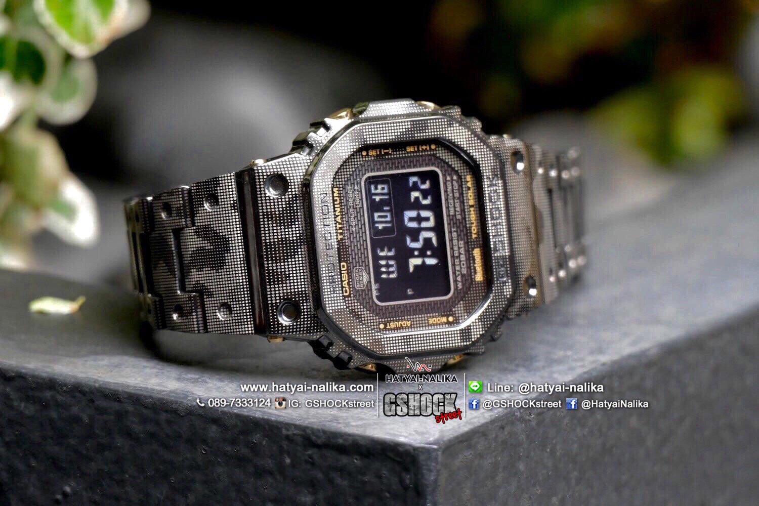 นาฬิกา Casio G-SHOCK Limited GMW-B5000 Titanium Camouflage รุ่น GMW-B5000TCM-1 “Made in Japan” ของแท้ รับประกัน1ปี