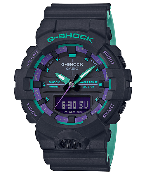 นาฬิกา Casio G-Shock โจ๊กเกอร์ Special color Black & Light Colors series รุ่น GA-800BL-1A ของแท้ รับประกัน1ปี