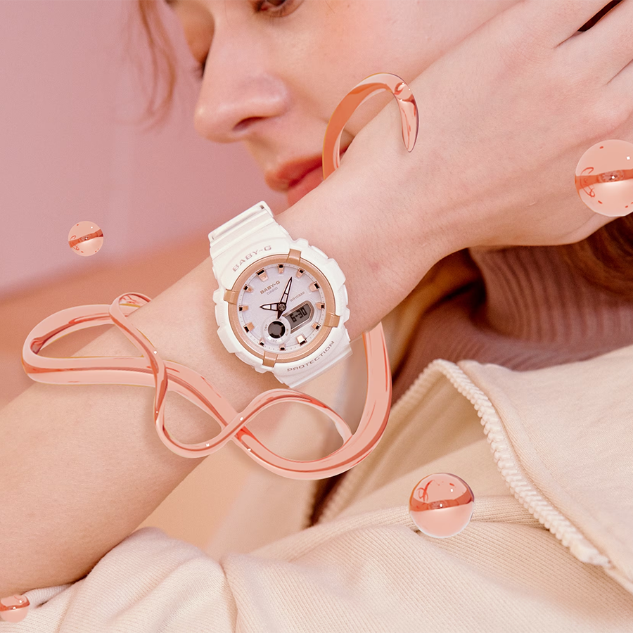 นาฬิกา Casio Baby-G ANALOG-DIGITAL BGA-280BA series รุ่น BGA-280BA-7A ของแท้ รับประกัน1ปี