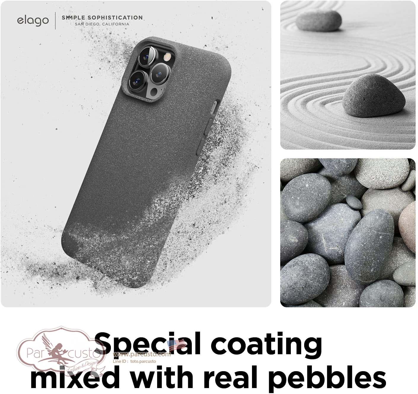 เคส iPhone 13 Pro Max [Pebble] จาก elago [Pre-order USA]