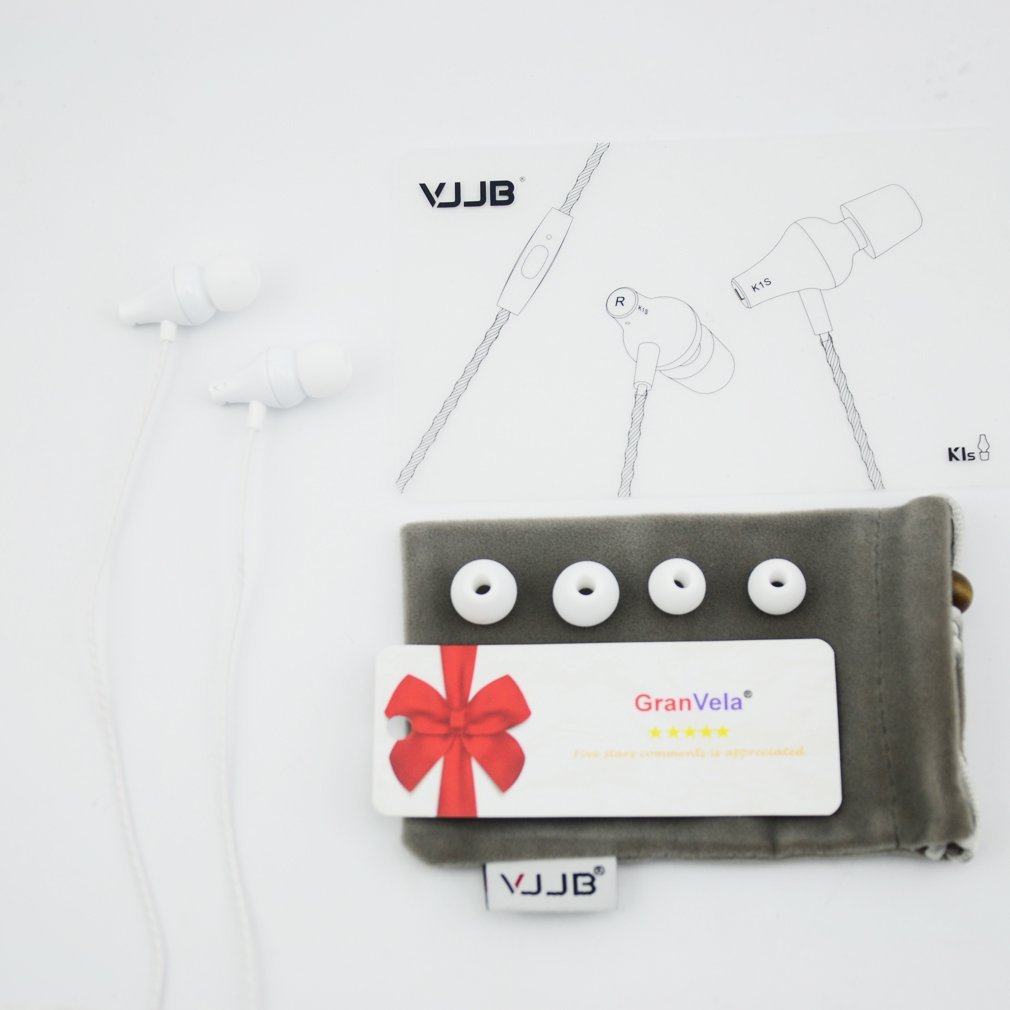 ขายหูฟัง VJJB K1S หูฟังบอดี้เหล็ก สายเกรียวทนทาน พร้อมไมค์และปุ่มรับสาย รองรับ iOS และ Android ราคาเพียง450บาท