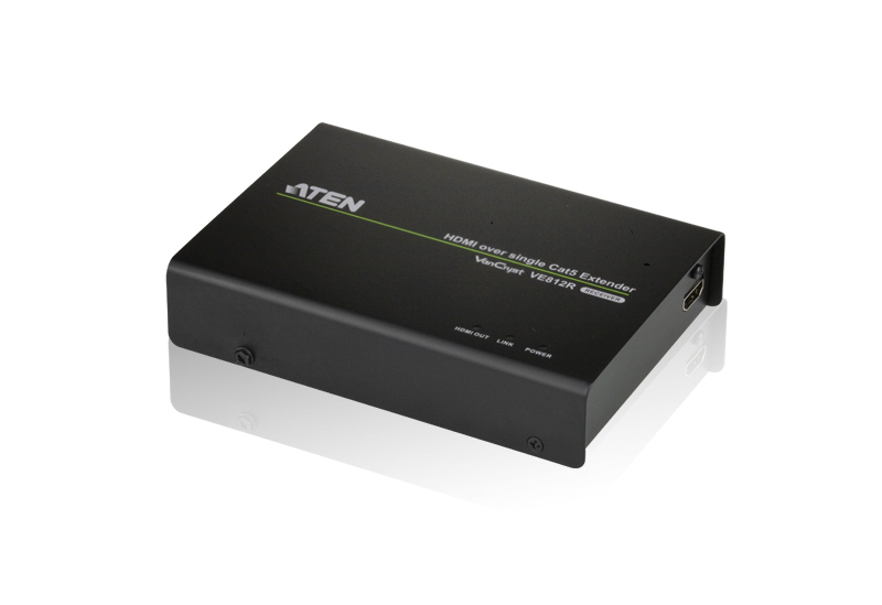 100 M. HDBASET HDMI OVER SINGLE CAT 5 EXTENDER (RECEIVER UNIT)