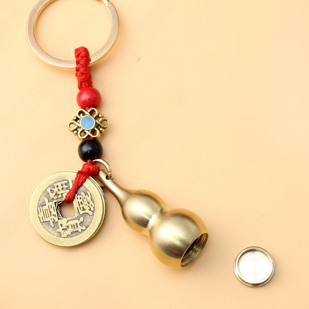 พวงกุญแจน้ำเต้ามงคลดูดทรัพย์