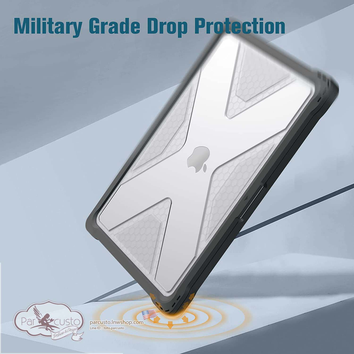 เคสกันกระแทก MacBook Pro 14 Inch A2442 (2021 2022) [Heavy Duty] จาก Fintie [Pre-order USA]