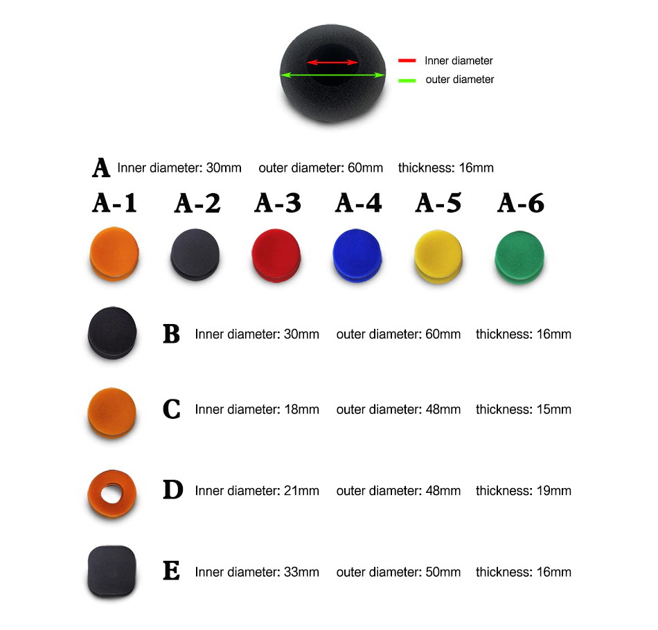 ขายฟองน้ำ VE สำหรับหูฟัง AKG , Sennheiser , Beyerdynamic , Edifier หลากหลายรุ่น