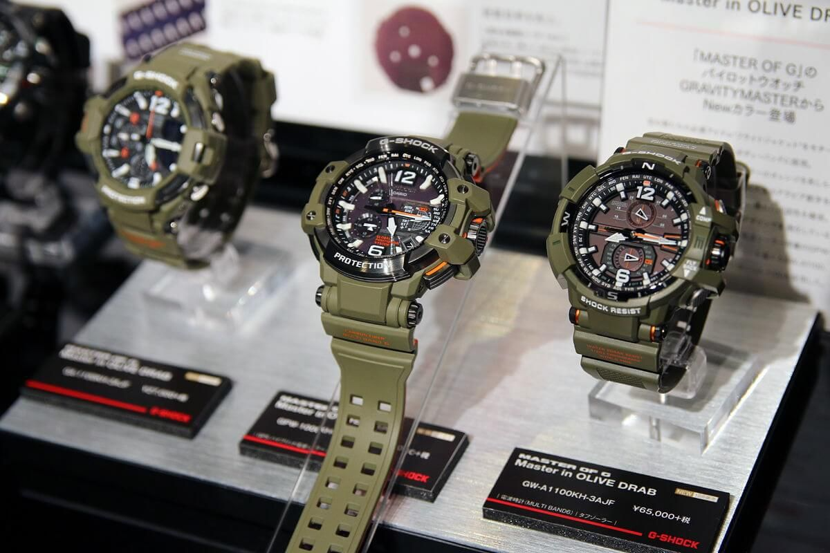 นาฬิกา Casio G-Shock นักบิน GRAVITYMASTER Master in OLIVE DRAB series รุ่น GW-A1100KH-3A ของแท้ รับประกัน1ปี
