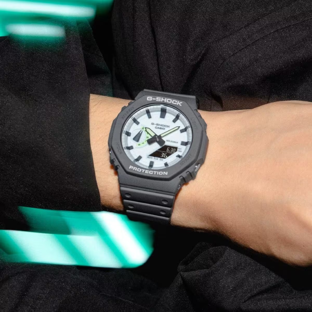 นาฬิกา Casio G-SHOCK Special color Hidden Glow series รุ่น GA-2100HD-8A ของแท้ รับประกัน1ปี