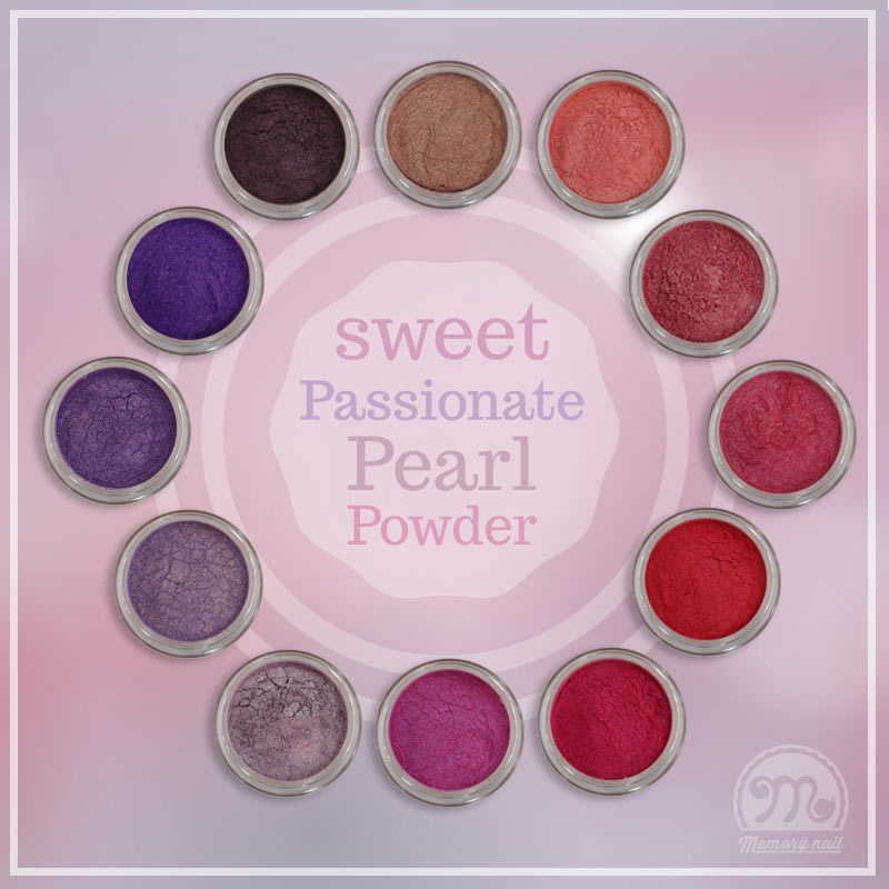 ผงมุก,ผงมุกแต่งเล็บ,ผงมุขแต่งเล็บ,ผงมุกโทนสีชมพูม่วง, Sweet Passionate Pearl Powder,อุปกรร์แต่งเล็บ