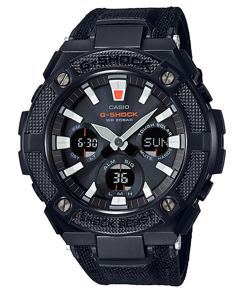 นาฬิกา Casio G-Shock G-STEEL รุ่น GST-S130BC-1A (สายผ้า CORDURA สีดำ) ของแท้ รับประกัน1ปี