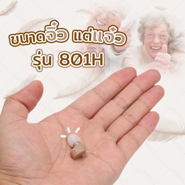 เครื่องช่วยฟัง ชนิดสอดเข้าหู 801H