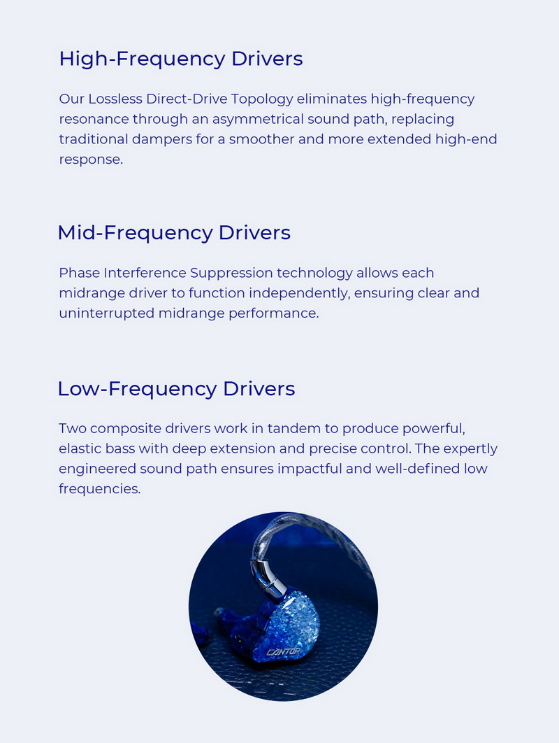 AFUL Cantor หูฟัง IEMs 14 ไดรเวอร์ Balanced ระดับเรือธง เวทีเสียงหลายมิติ ประกันศูนย์ไทย