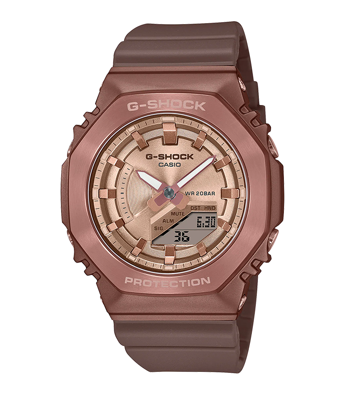 นาฬิกา Casio G-Shock Women ไซส์มินิ Metal Covered รุ่น GM-S2100BR-5A ของแท้ รับประกัน1ปี