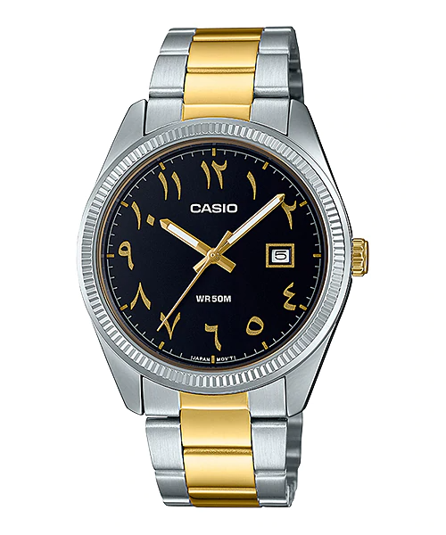 นาฬิกา คาสิโอ Casio STANDARD Analog'men รุ่น MTP-1302SG-1B3V ของแท้ รับประกัน 1 ปี