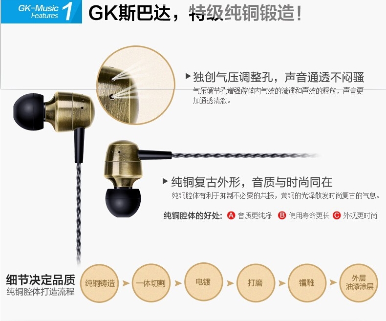 ขาย หูฟัง Knowledge Zenith GR (KZ GR) รุ่นมีไมค์ หูฟังบอดี้ทองเหลือง ถอดเปลี่ยน Filter เปลี่ยนบุคลิกเสียงได้ สุดยอดหูฟัง