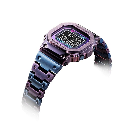 นาฬิกา Casio G-SHOCK Limited GMW-B5000 Purple Blue IP series รุ่น GMW-B5000PB-6 “Made in Japan” ของแท้ รับประกัน1ปี