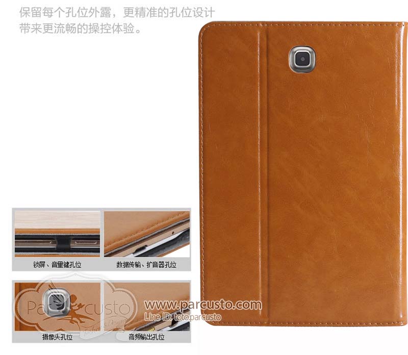 เคสหนังวัวแท้ Samsung Galaxy Tab S2 8.0 จาก YLH [หมด]