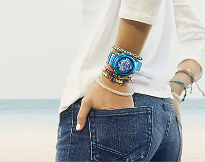 นาฬิกา คาสิโอ Casio Baby-G Limited Beach Traveler series รุ่น BGA-190GL-2B สีพิเศษ น้ำเงินใส Blue Jelly (หายากมาก) ของแท้ รับประกัน1ปี