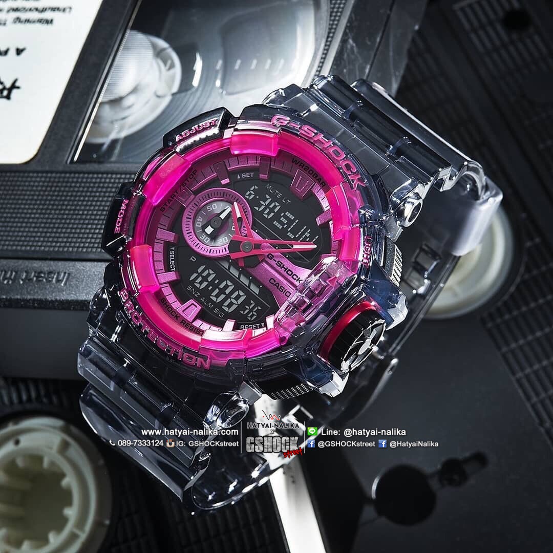 นาฬิกา Casio G-Shock Special color SKELETON series รุ่น GA-400SK-1A4 ของแท้ รับประกัน1ปี