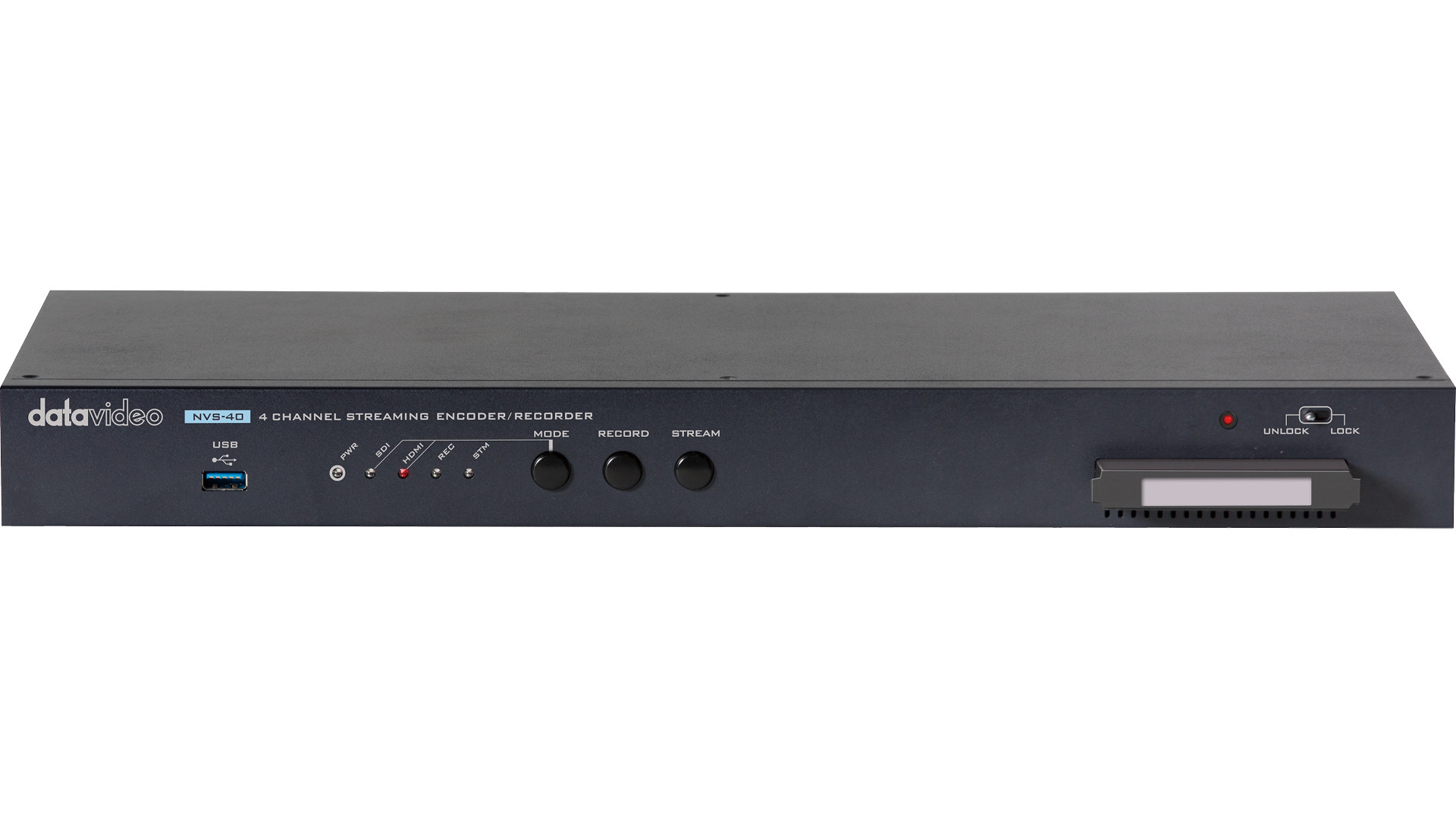 DATAVIDEO NVS-40 4 Channel Streaming Encoder/ Recorder