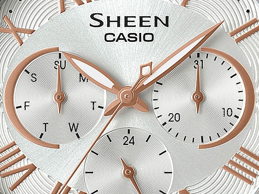 นาฬิกา คาสิโอ Casio SHEEN MULTI-HAND SHE-3058 series รุ่น SHE-3058LTD-7A ของแท้ รับประกัน1ปี
