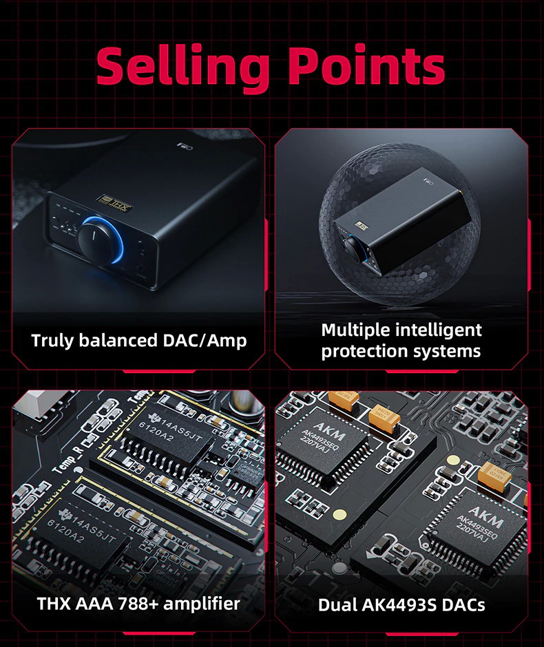 FiiO K7 True balanced DAC/Amp ตั้งโต๊ะ กำลังขับสูง ประกันศูนย์ไทย