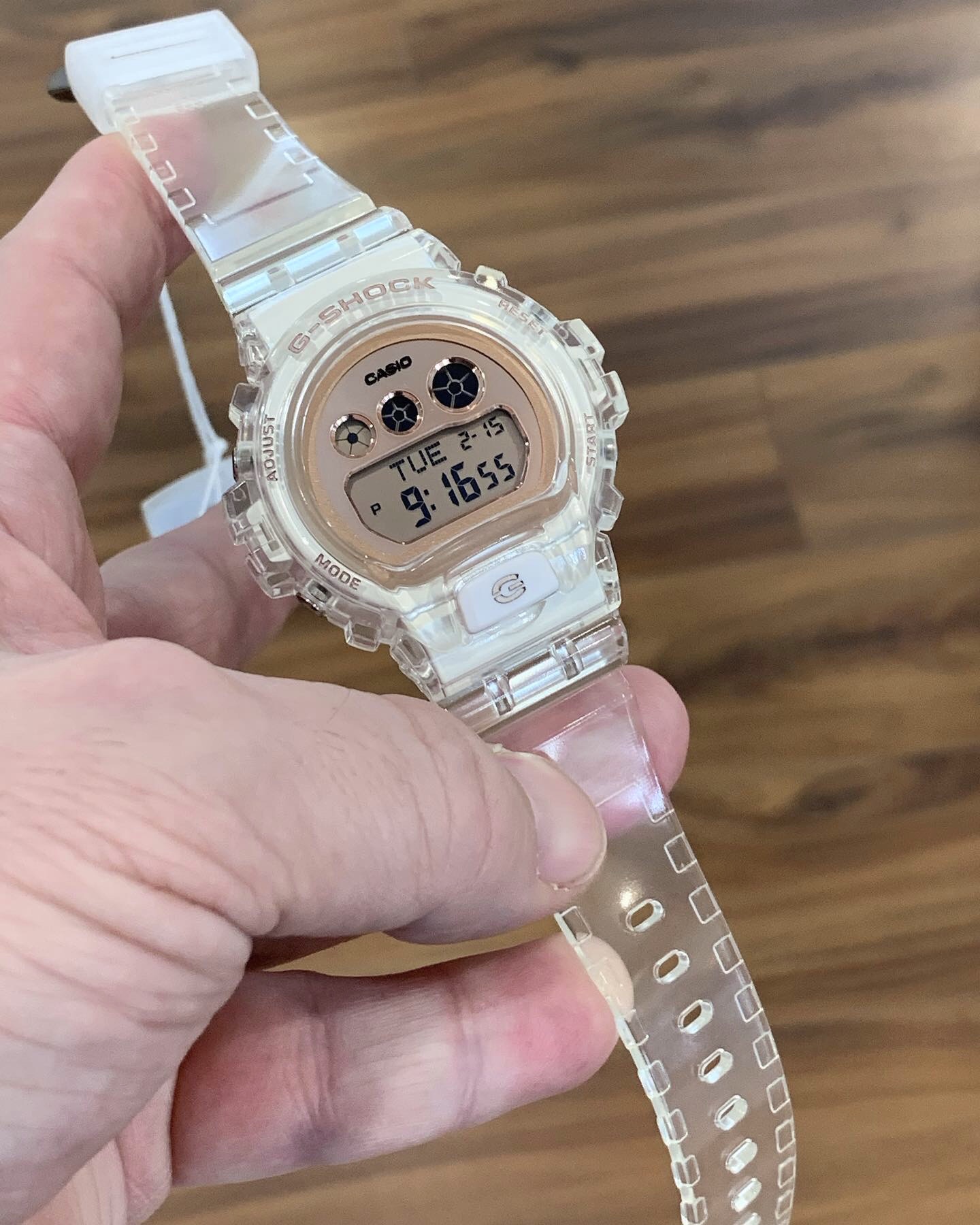 นาฬิกา Casio G-Shock มินิ S-Series Special Color GMD-S6900SR Skeleton Rose Gold series รุ่น GMD-S6900SR-7 ของแท้ รับประกัน1ปี