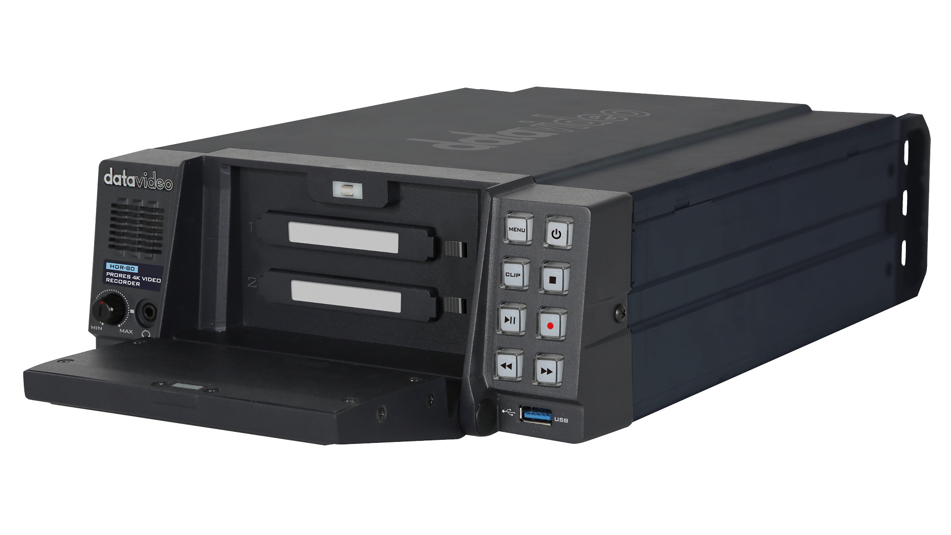 Datavideo HDR-80 HDD Recorder for SD/HD-SDI ProRes 4K Video Recorder- Desktop