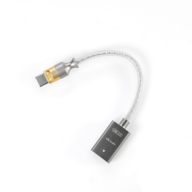 DD TC07F สายแปลง TypeC เป็น USB 2.0 OTG สำหรับต่อกับอุปกรณ์เครื่องเสียง ประกันศูนย์ไทย