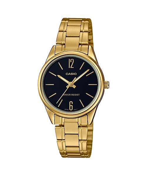 นาฬิกา Casio STANDARD Analog-Ladies' รุ่น LTP-V005G-1B ของแท้ รับประกัน 1 ปี