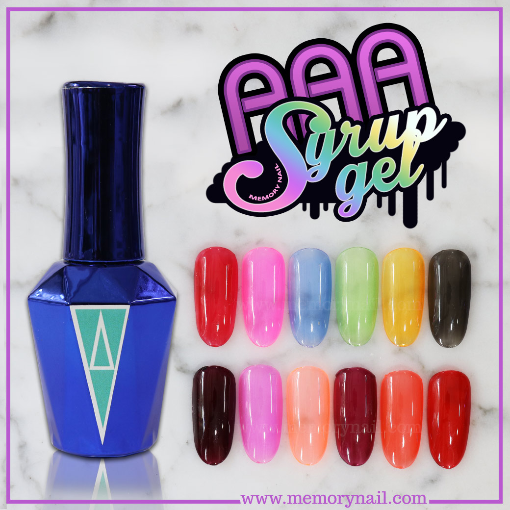 ยาทาเล็บ,ยาทาเล็บเจล,สีเจล,สีเจลทาเล็บ,สีเจลไซรัป,Syrup Nail Gel,Syrup Gel