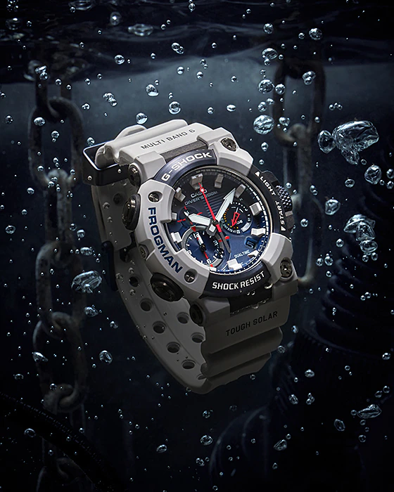 นาฬิกา Casio G-Shock มนุษย์กบ FROGMAN ANALOG ROYAL NAVY รุ่น GWF-A1000RN-8A "Made in Japan" ของแท้ รับประกัน1ปี