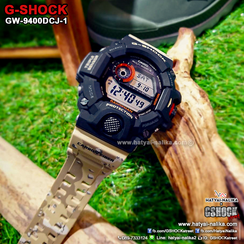 นาฬิกา Casio G-Shock RANGEMAN Limited "Master in Desert Camouflage" series รุ่น GW-9400DCJ-1 (แมวลายพรางทะเลทราย) ของแท้ รับประกัน1ปี