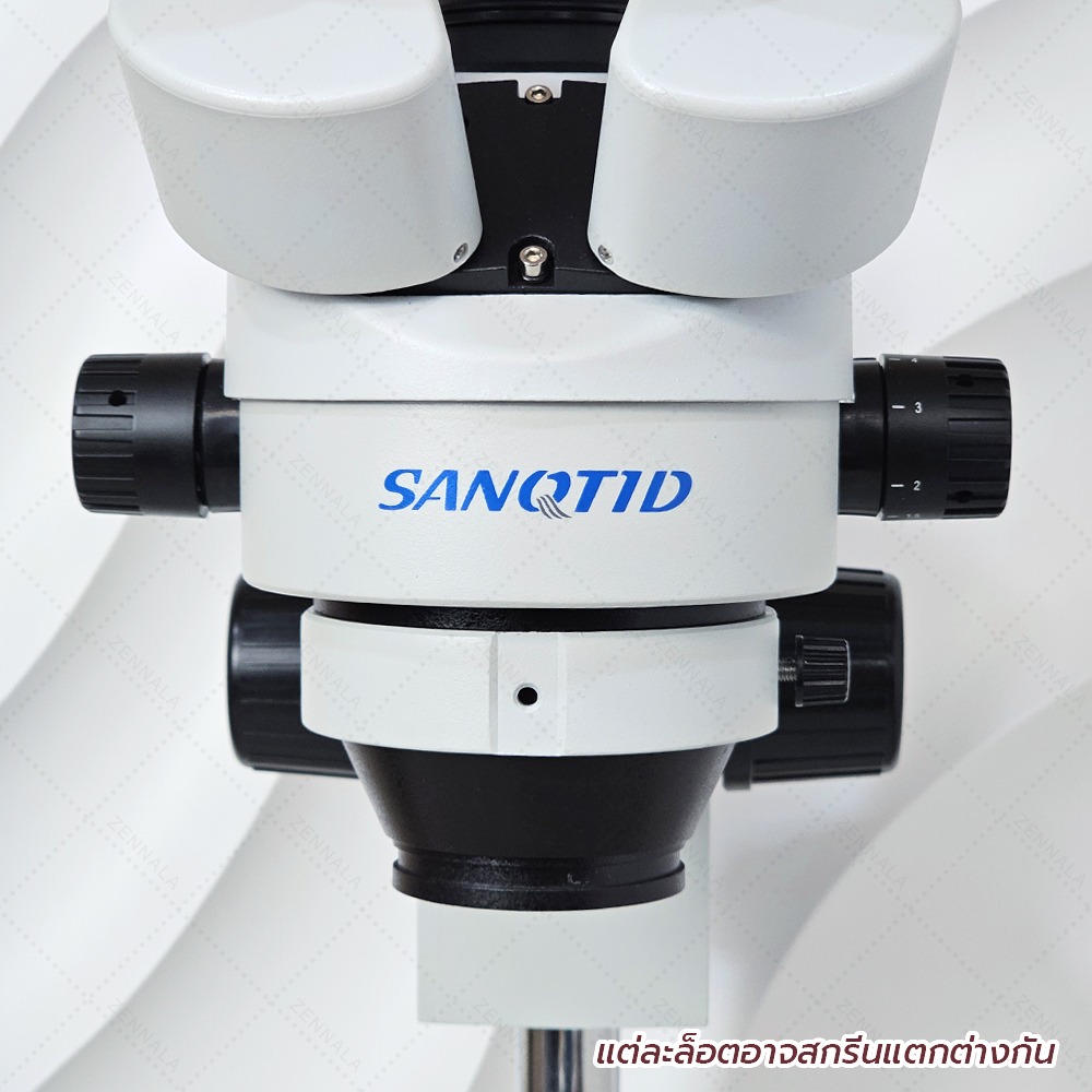 กล้องจุลทรรศน์ SANQTID trinocular stereo 7-45x ความชัด 4K รุ่น ZST-45-4K