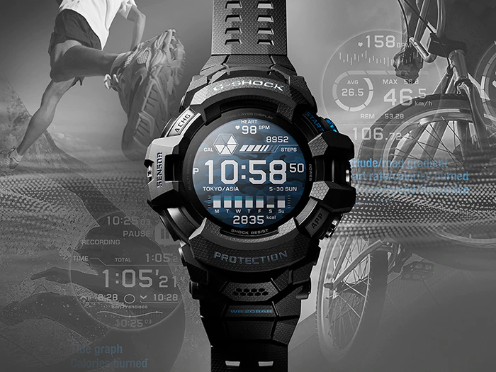 นาฬิกา Casio G-Shock G-SQUAD PRO GSW-H1000 Series รุ่น GSW-H1000-1 ของแท้ รับประกัน1ปี