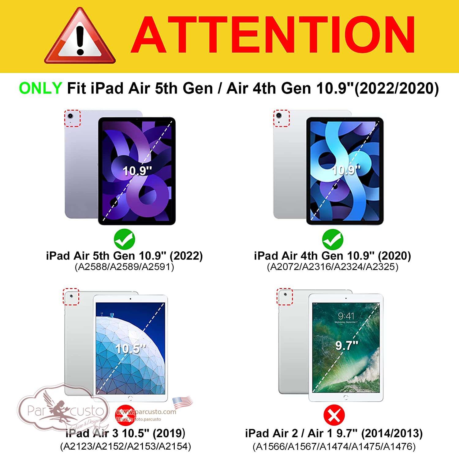 เคสกันกระแทก iPad Air 5th / 4th 10.9 Inch [Tuatara Magic Ring] จาก Fintie [Pre-order USA]