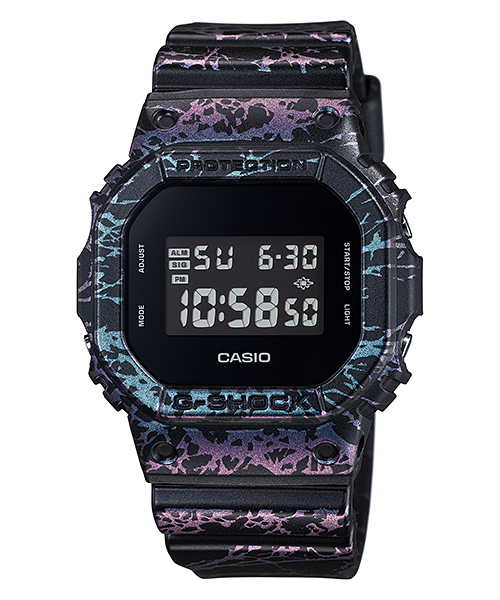 นาฬิกา คาสิโอ Casio G-Shock Limited Polarized Mable series รุ่น DW-5600PM-1 (Japan กล่องหนังญี่ปุ่น)