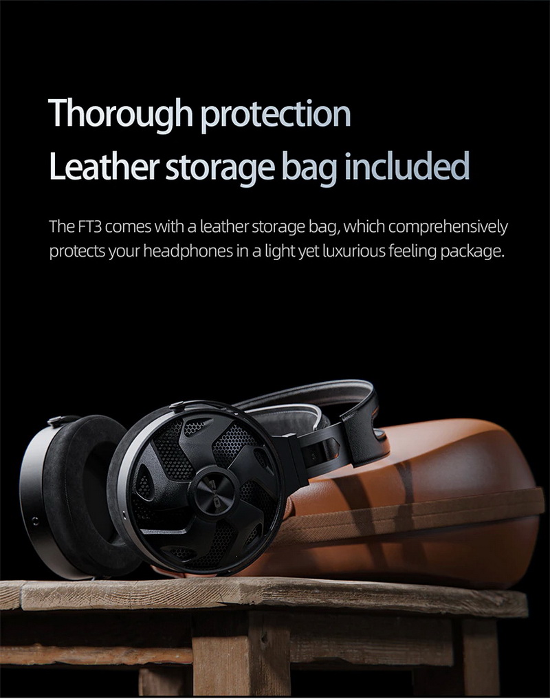 FiiO FT3 หูฟังเฮดโฟนความละเอียดสูง ไดรเวอร์ไดนามิกขนาดใหญ่ ประกันศูนย์ไทย
