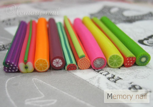 Fimo,ฟีโม่,ฟีโม่ติดเล็บ,ฟีโม่ลายผลไม้